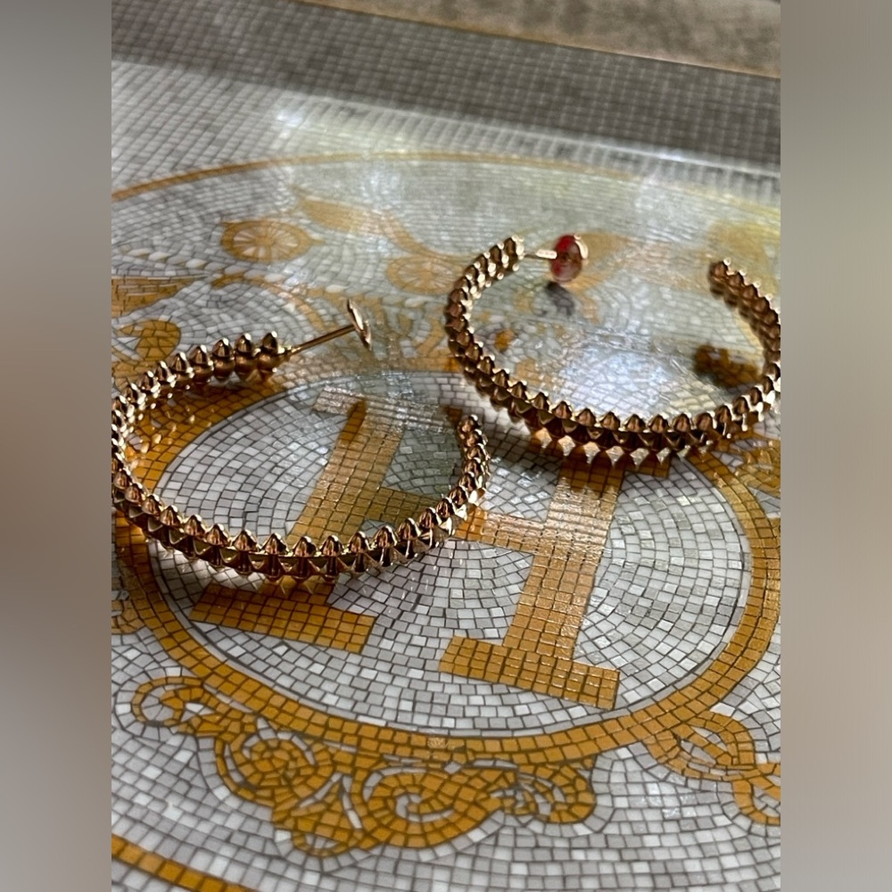 ❌SOLD❌Cartier Clash De Cartier Earrings 18k Pink Gold - Picture 5 of 7